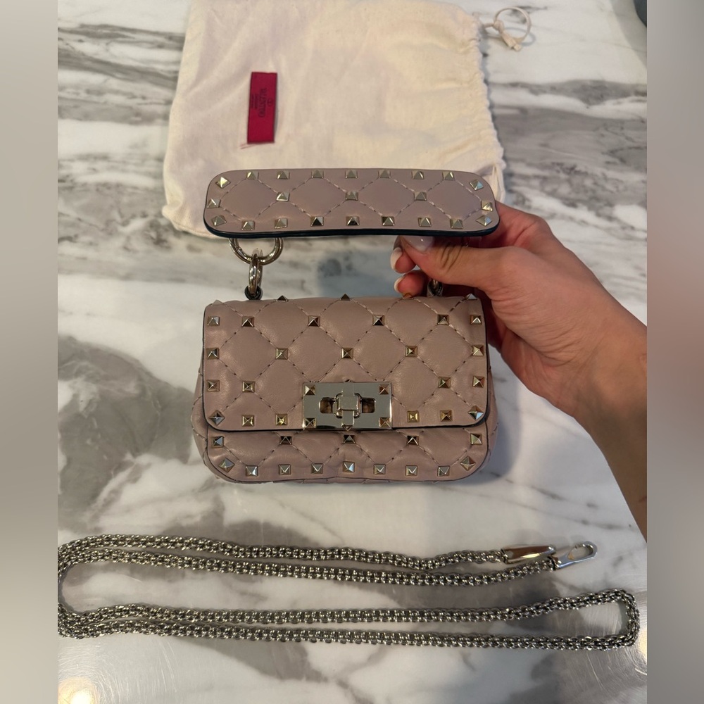 Valentino Garavani Studded Blush Mini Bag